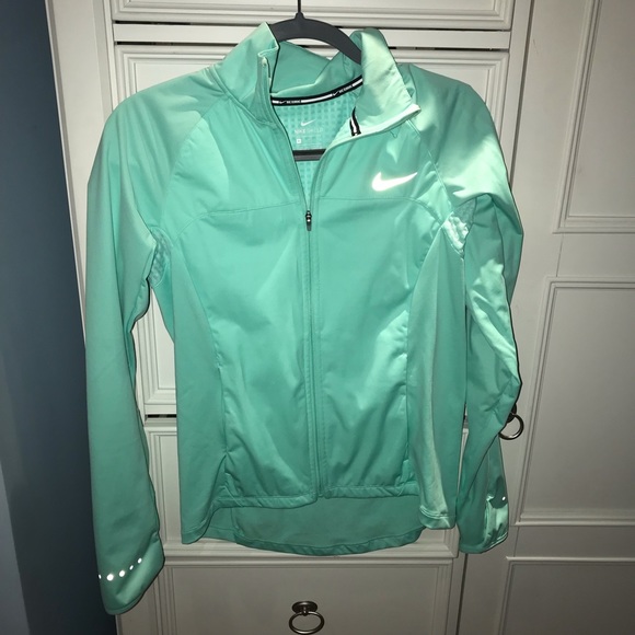 mint green nike jacket